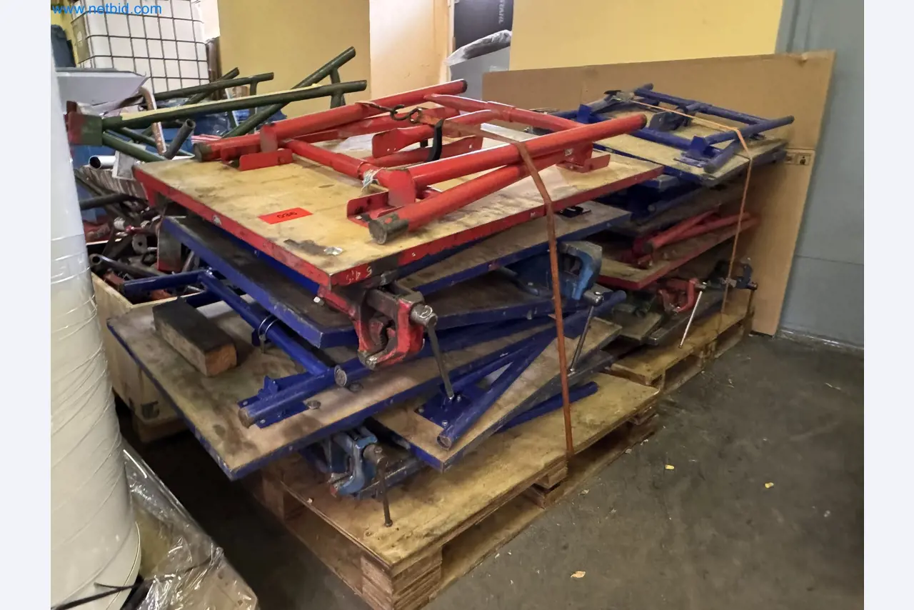 Equipment, material stocks and operating equipment of a plant construction company-1