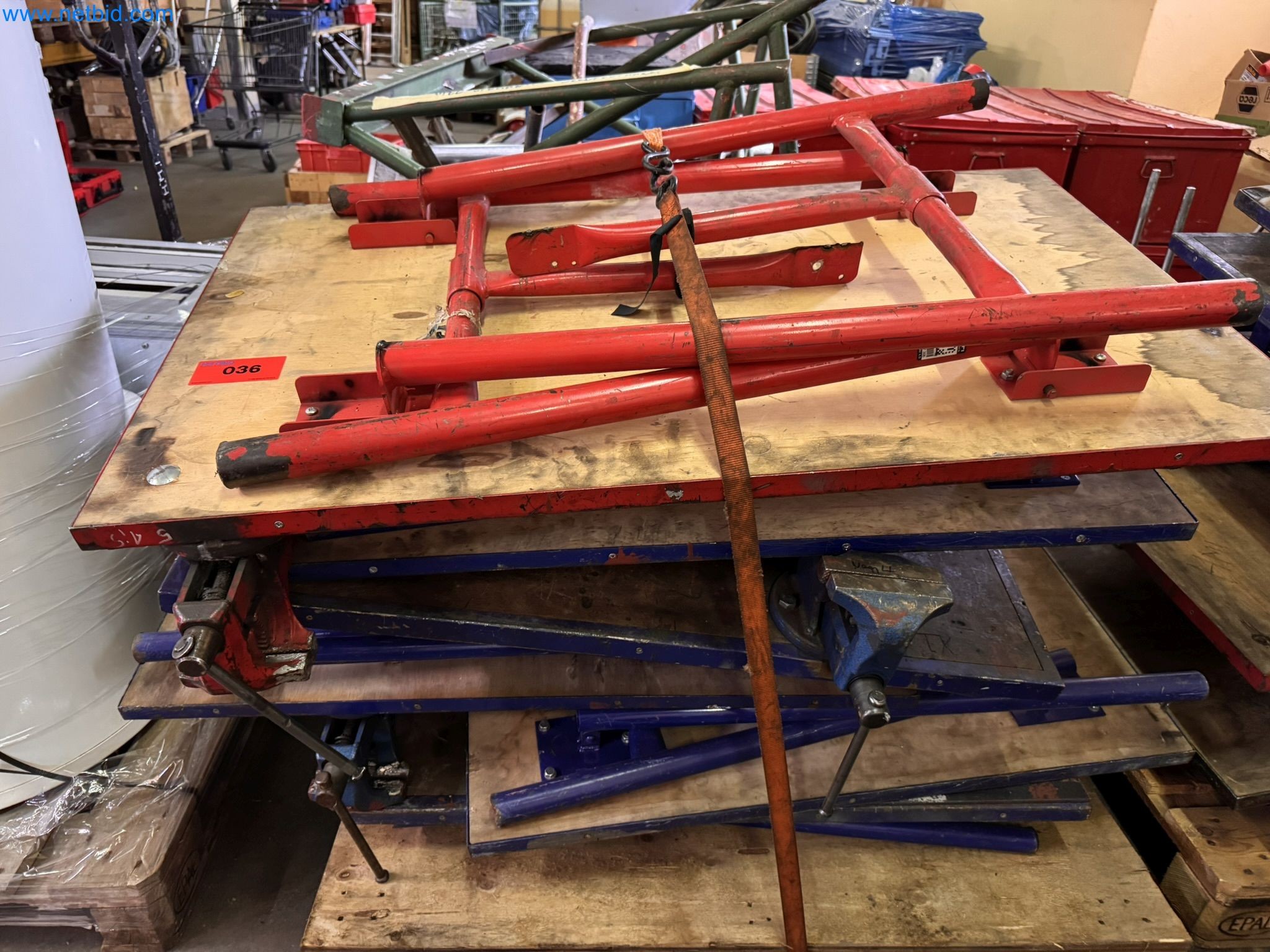 Equipment, material stocks and operating equipment of a plant construction company-2