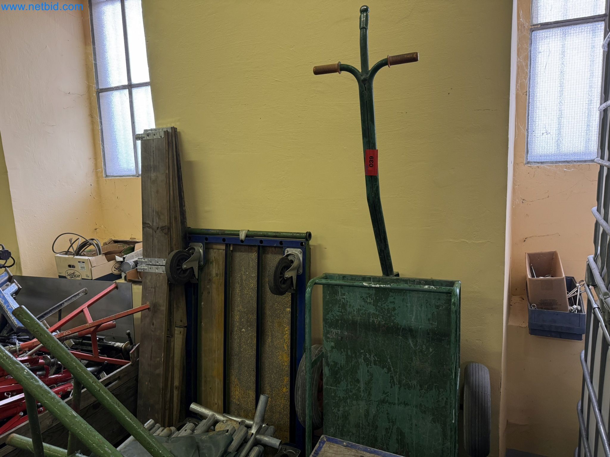 Equipment, material stocks and operating equipment of a plant construction company-1