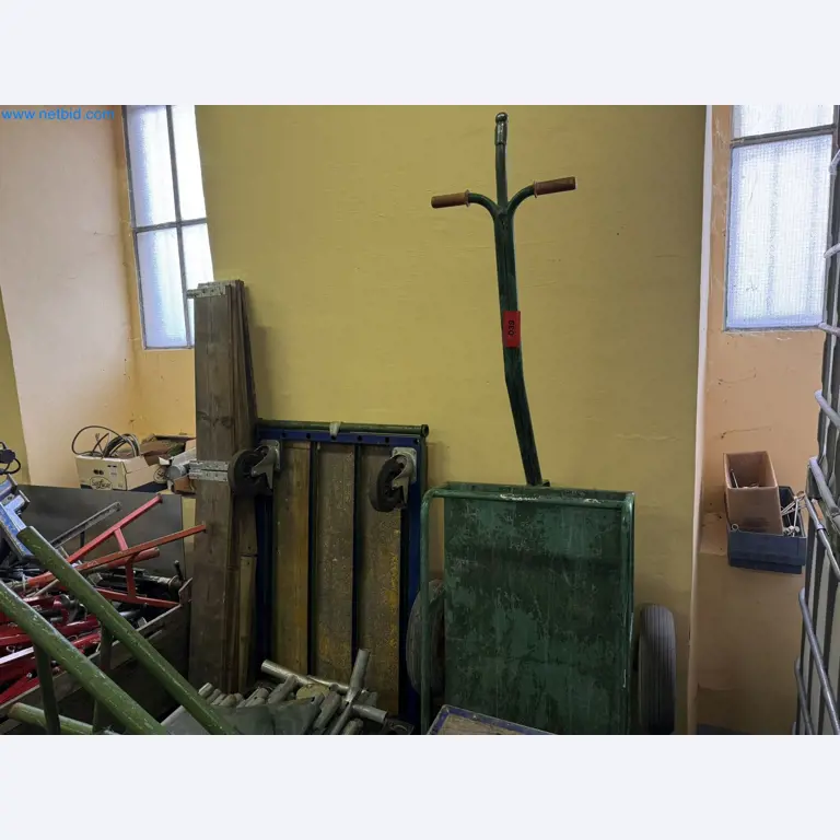 Equipment, material stocks and operating equipment of a plant construction company-1