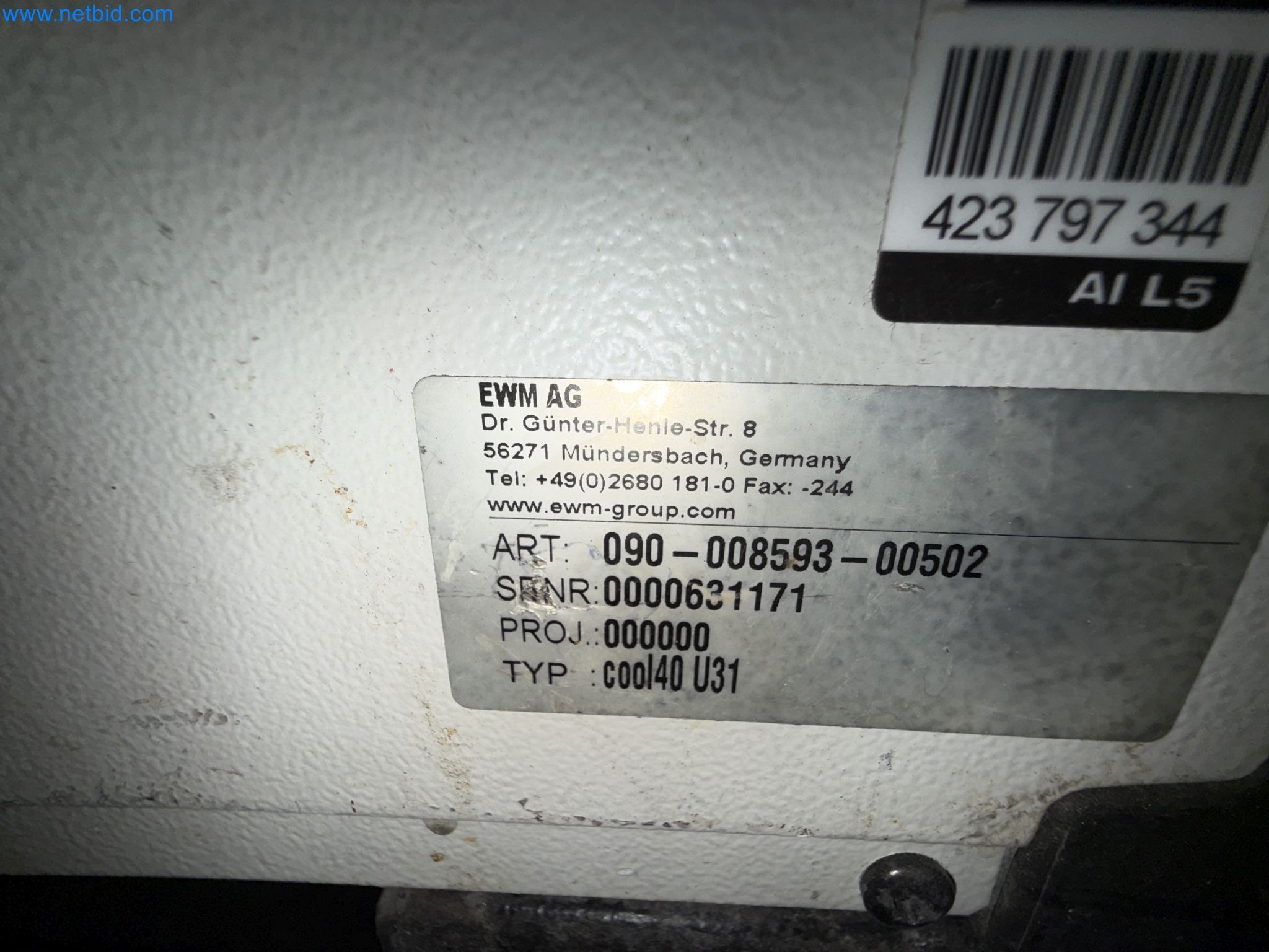 Equipment, material stocks and operating equipment of a plant construction company-2