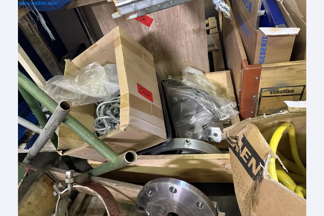 Equipment, material stocks and operating equipment of a plant construction company-3