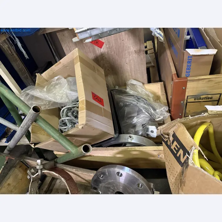 Equipment, material stocks and operating equipment of a plant construction company-3