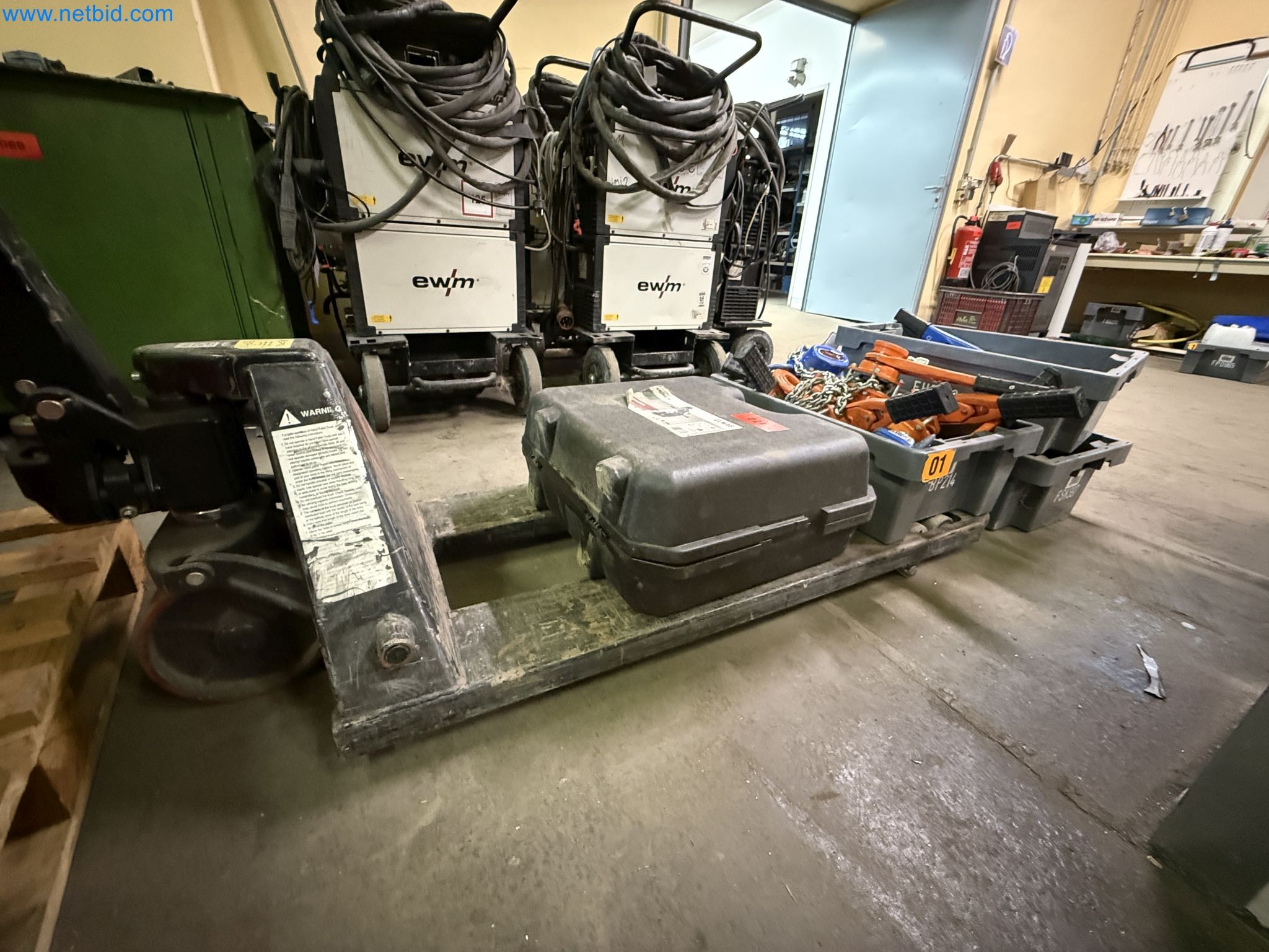 Equipment, material stocks and operating equipment of a plant construction company-2