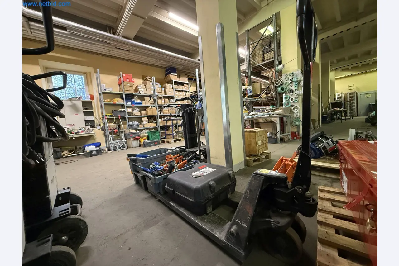 Equipment, material stocks and operating equipment of a plant construction company-3