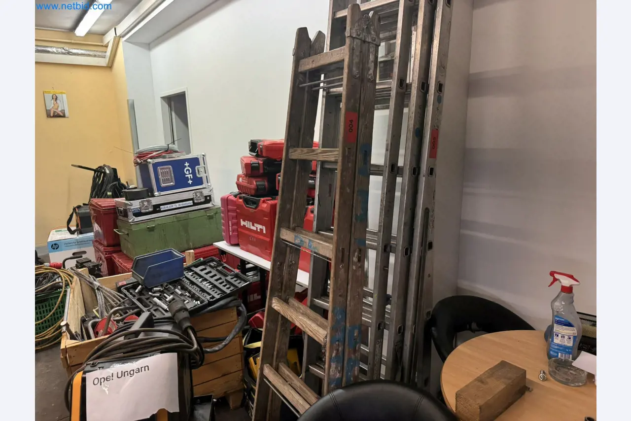 Equipment, material stocks and operating equipment of a plant construction company-1