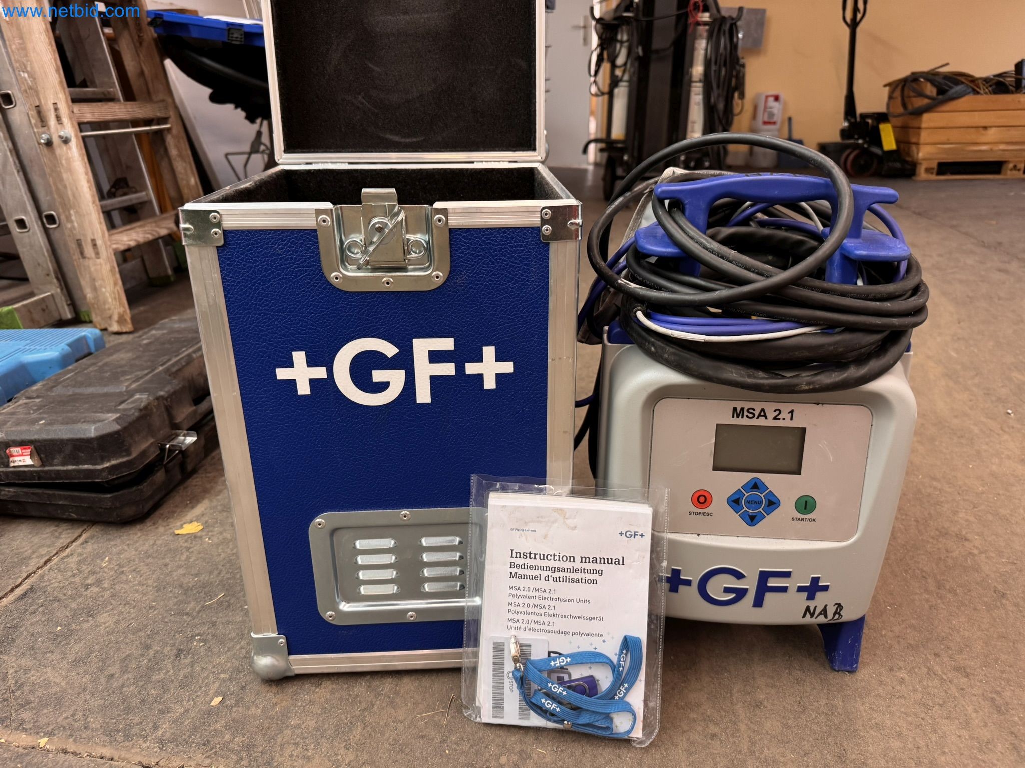 Equipment, material stocks and operating equipment of a plant construction company-1