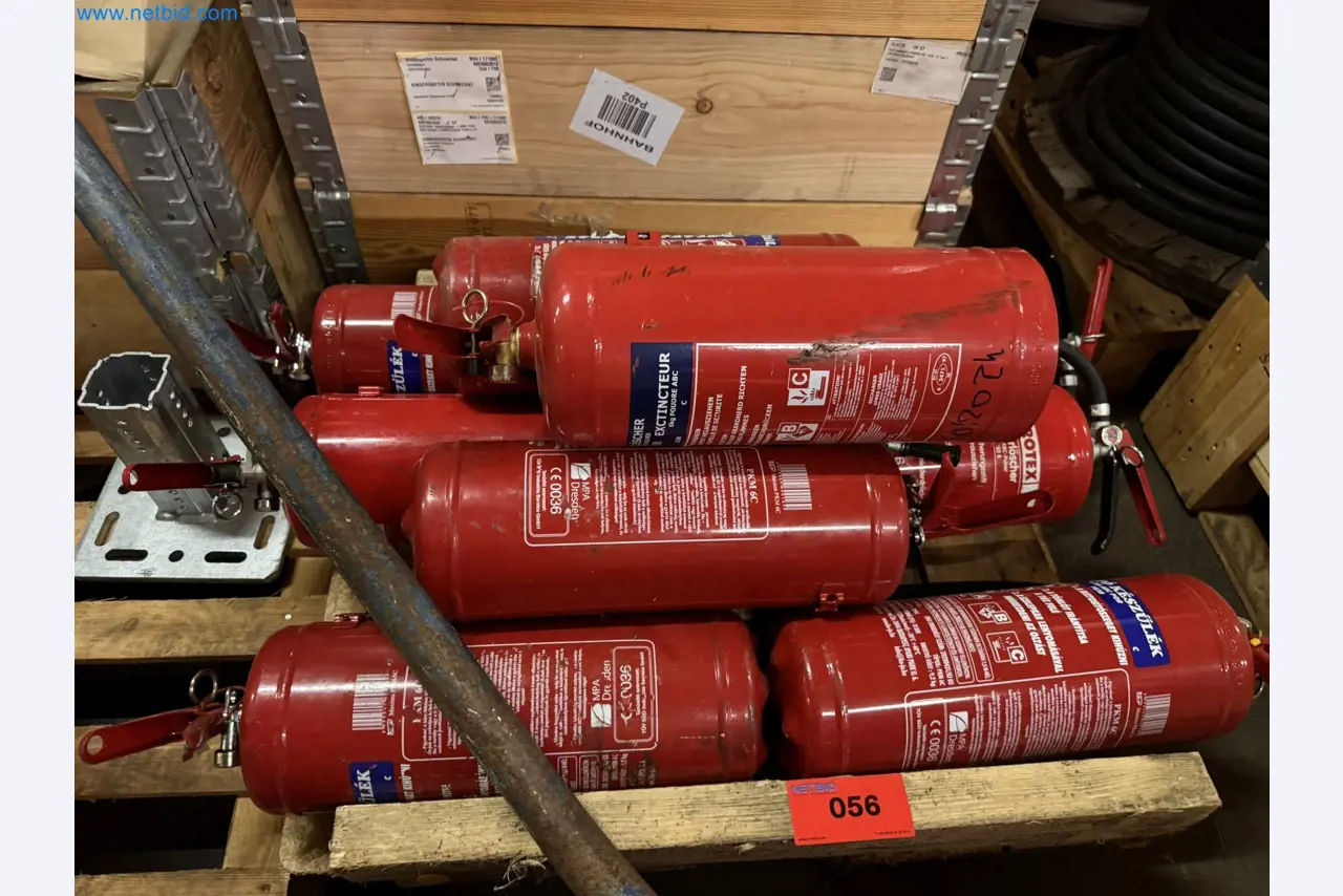 Equipment, material stocks and operating equipment of a plant construction company-1