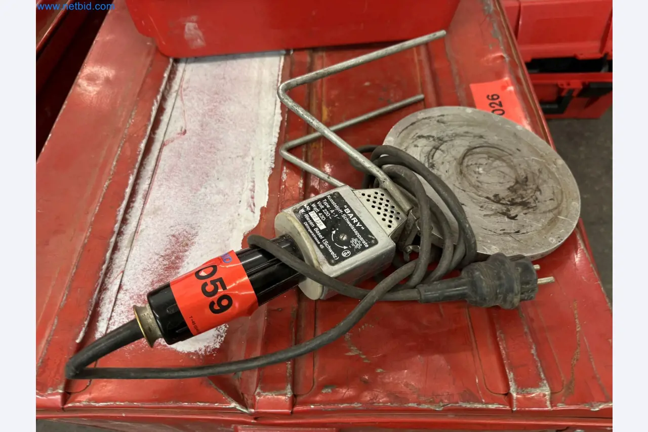 Equipment, material stocks and operating equipment of a plant construction company-1