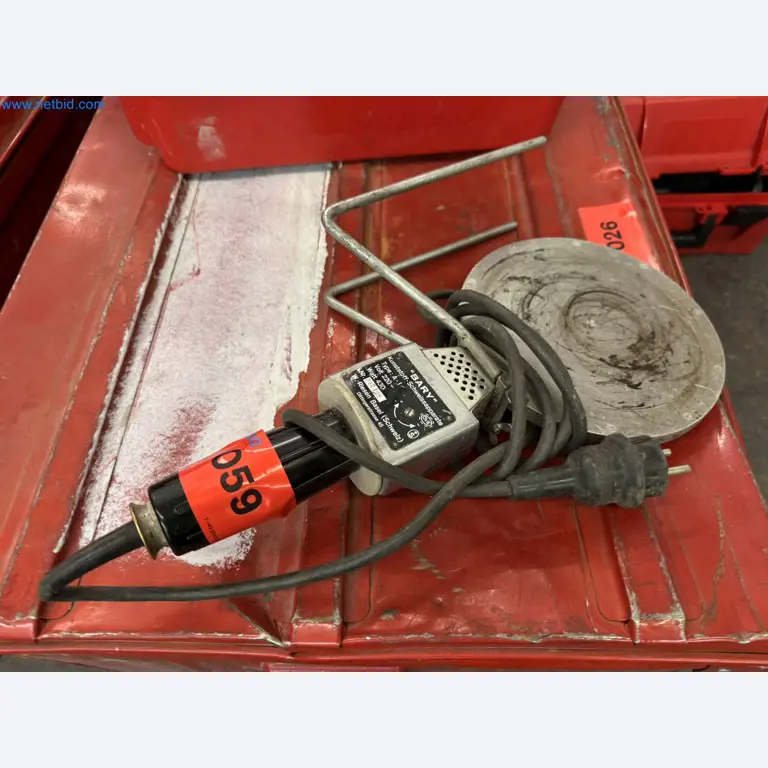 Equipment, material stocks and operating equipment of a plant construction company-1