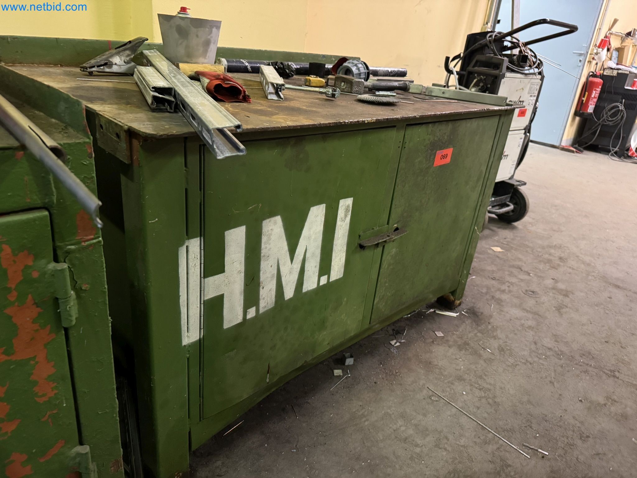 Equipment, material stocks and operating equipment of a plant construction company-1