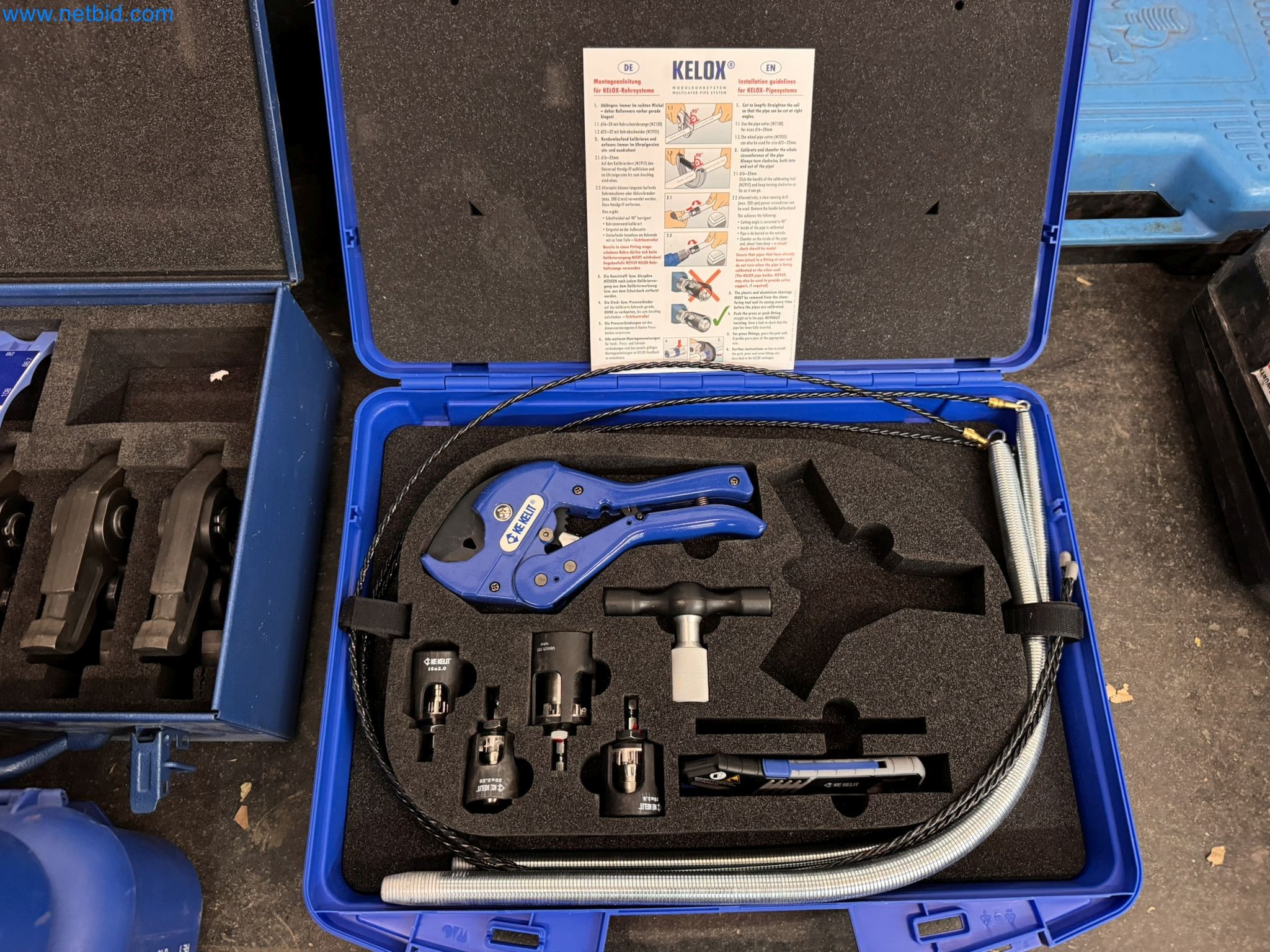 Equipment, material stocks and operating equipment of a plant construction company-1