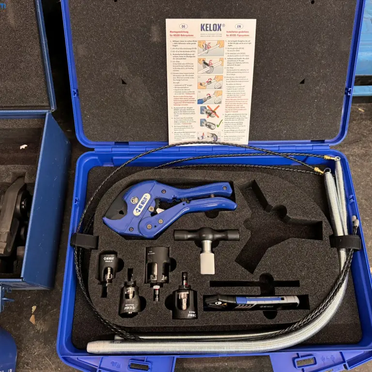 Pipe system installation set Kekelit Kelox