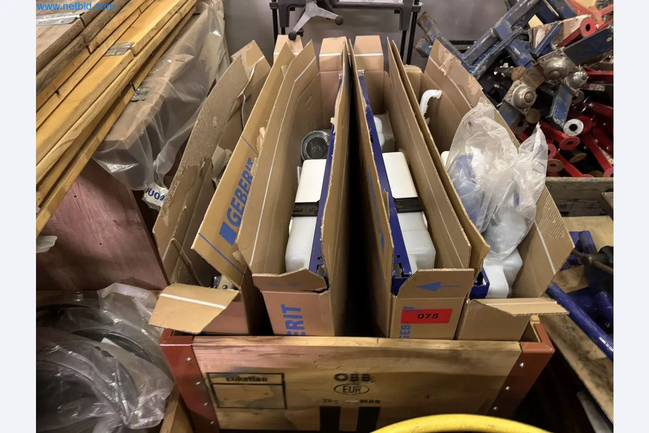 Equipment, material stocks and operating equipment of a plant construction company-1