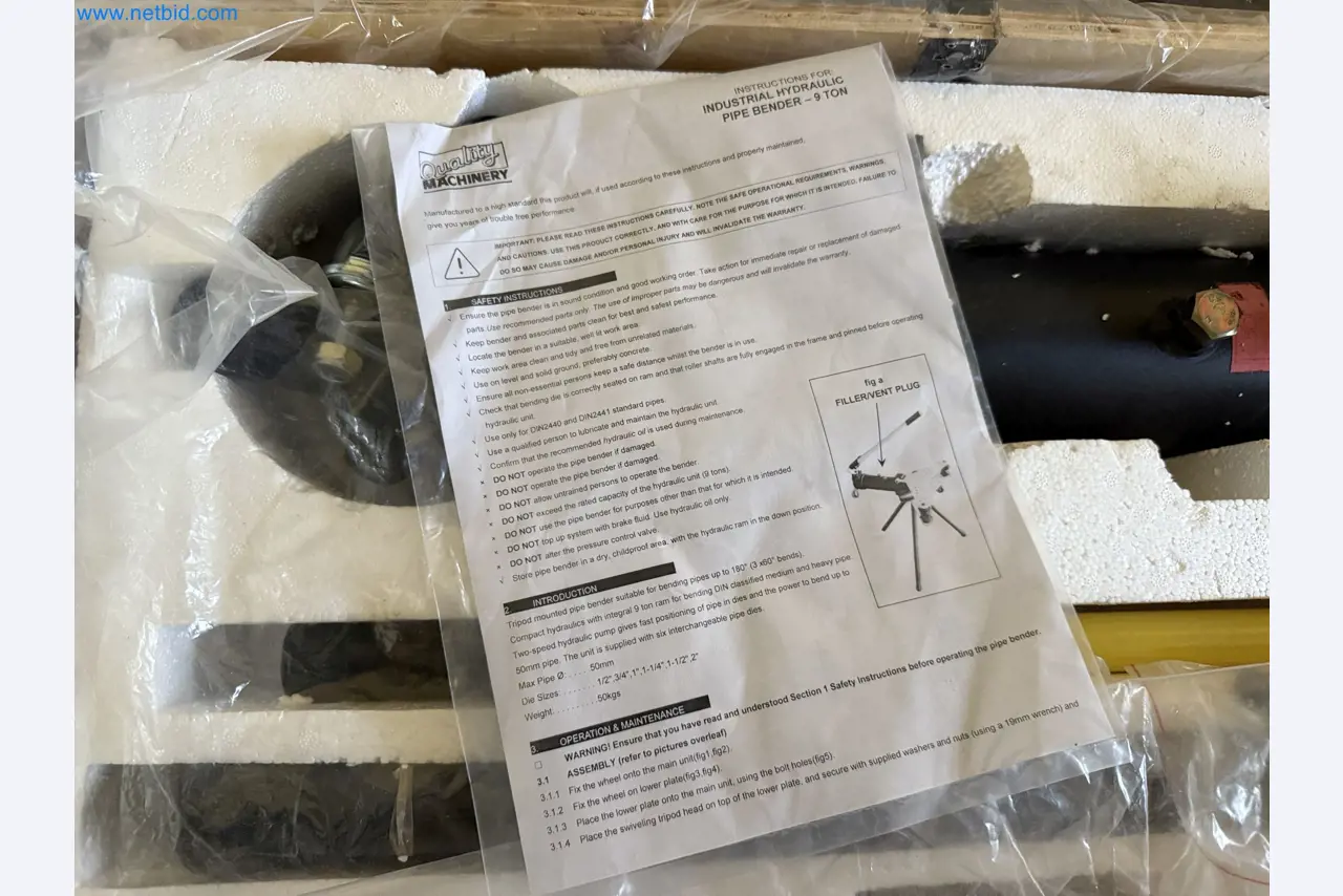 Equipment, material stocks and operating equipment of a plant construction company-2