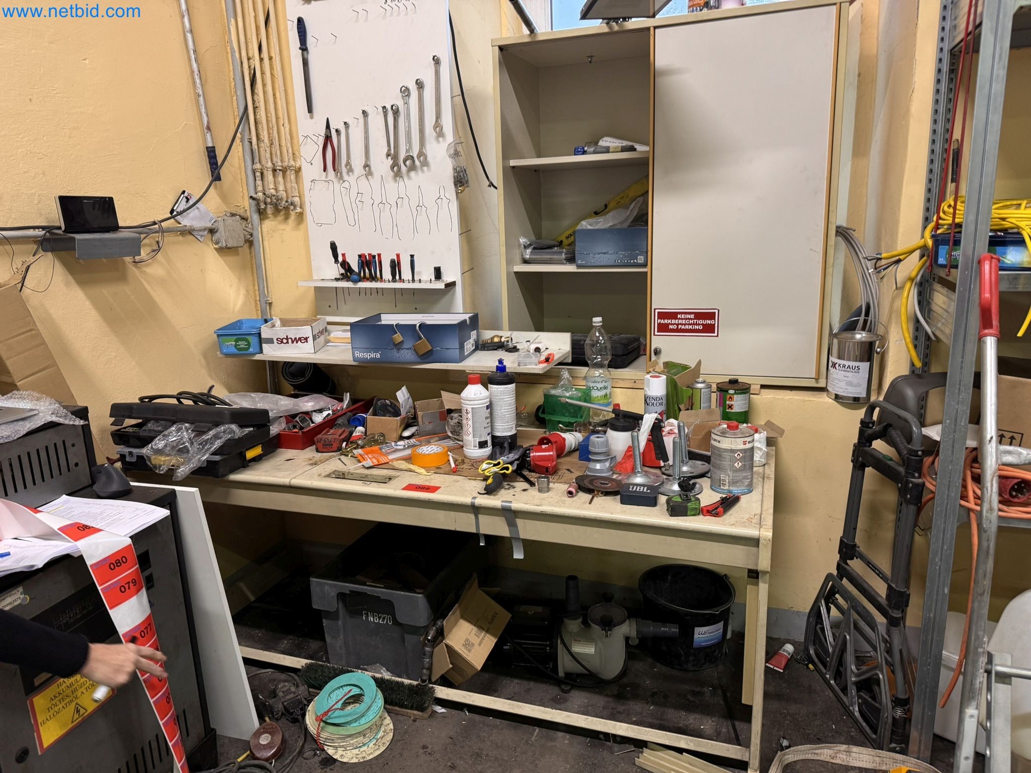 Equipment, material stocks and operating equipment of a plant construction company-1