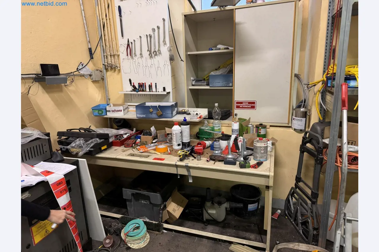 Equipment, material stocks and operating equipment of a plant construction company-1