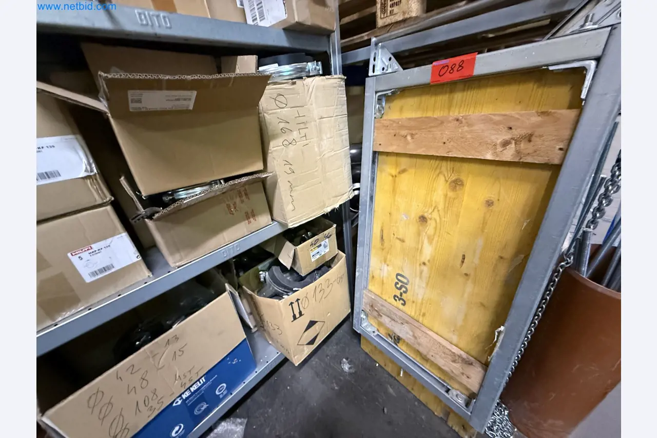 Equipment, material stocks and operating equipment of a plant construction company-12