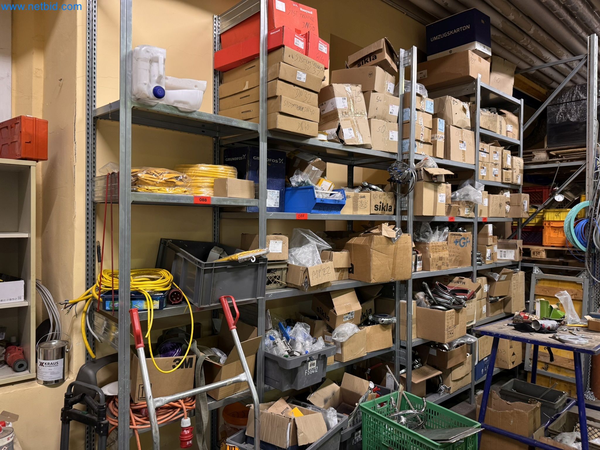 Equipment, material stocks and operating equipment of a plant construction company-13