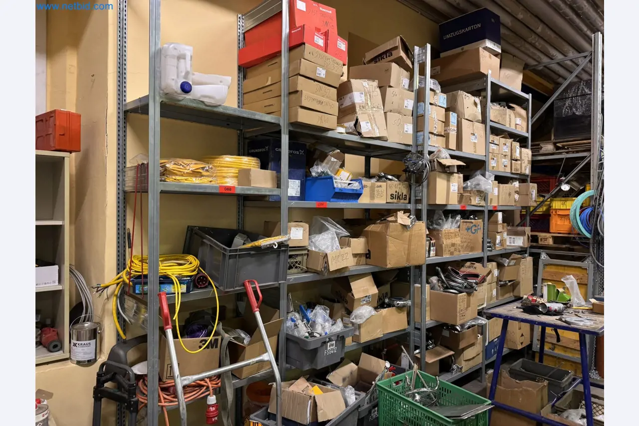 Equipment, material stocks and operating equipment of a plant construction company-13