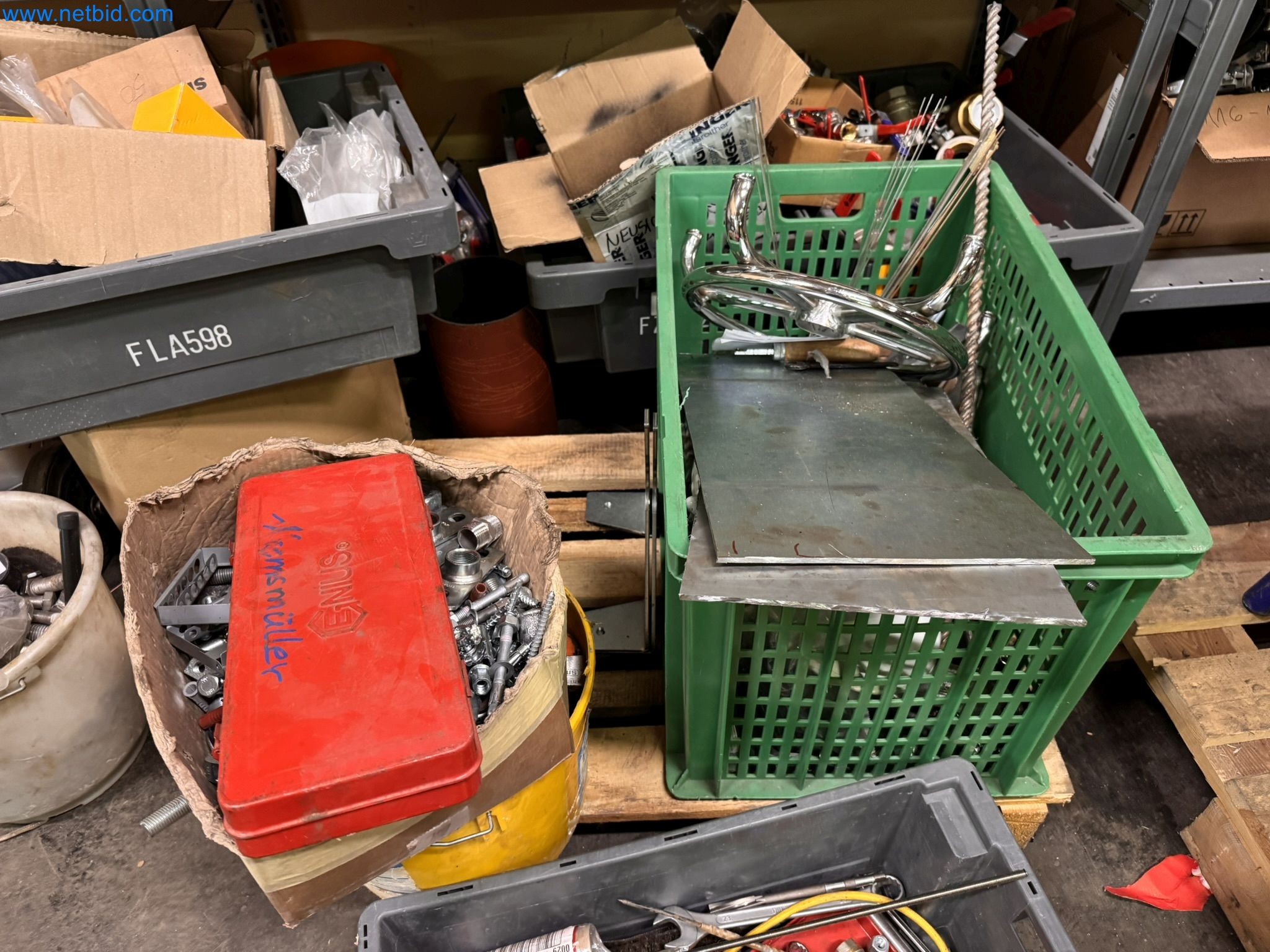 Equipment, material stocks and operating equipment of a plant construction company-28