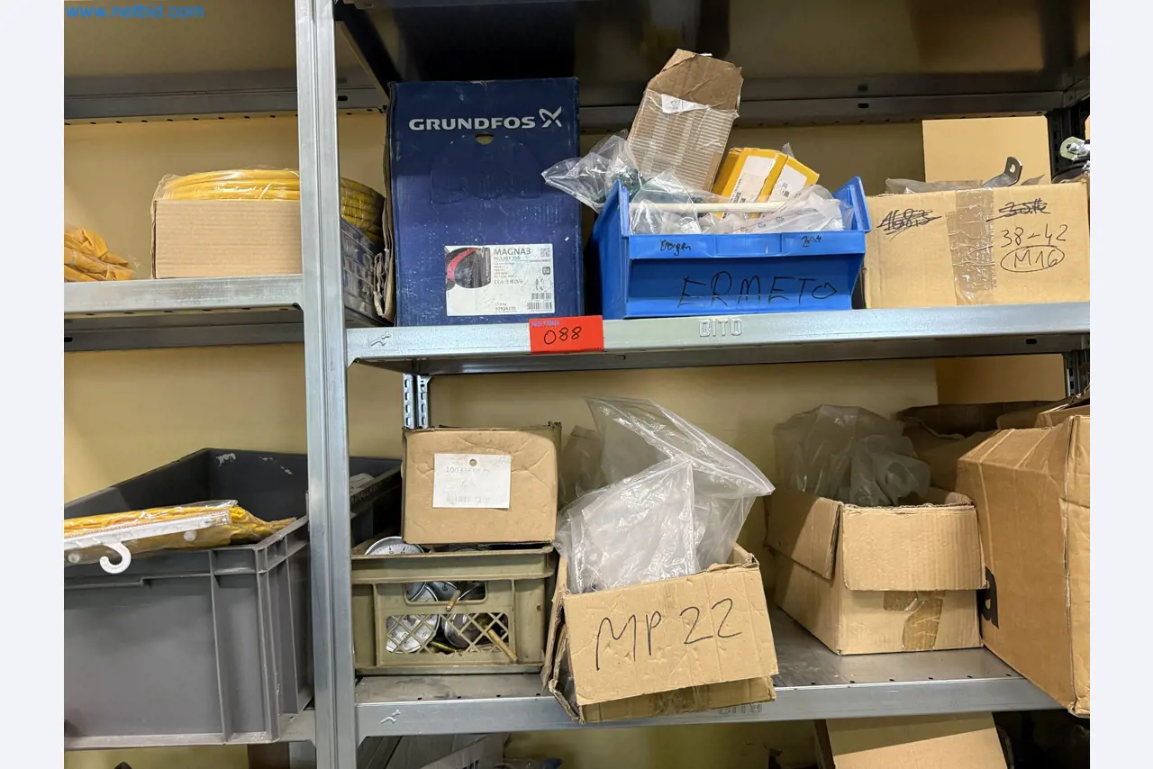 Equipment, material stocks and operating equipment of a plant construction company-5