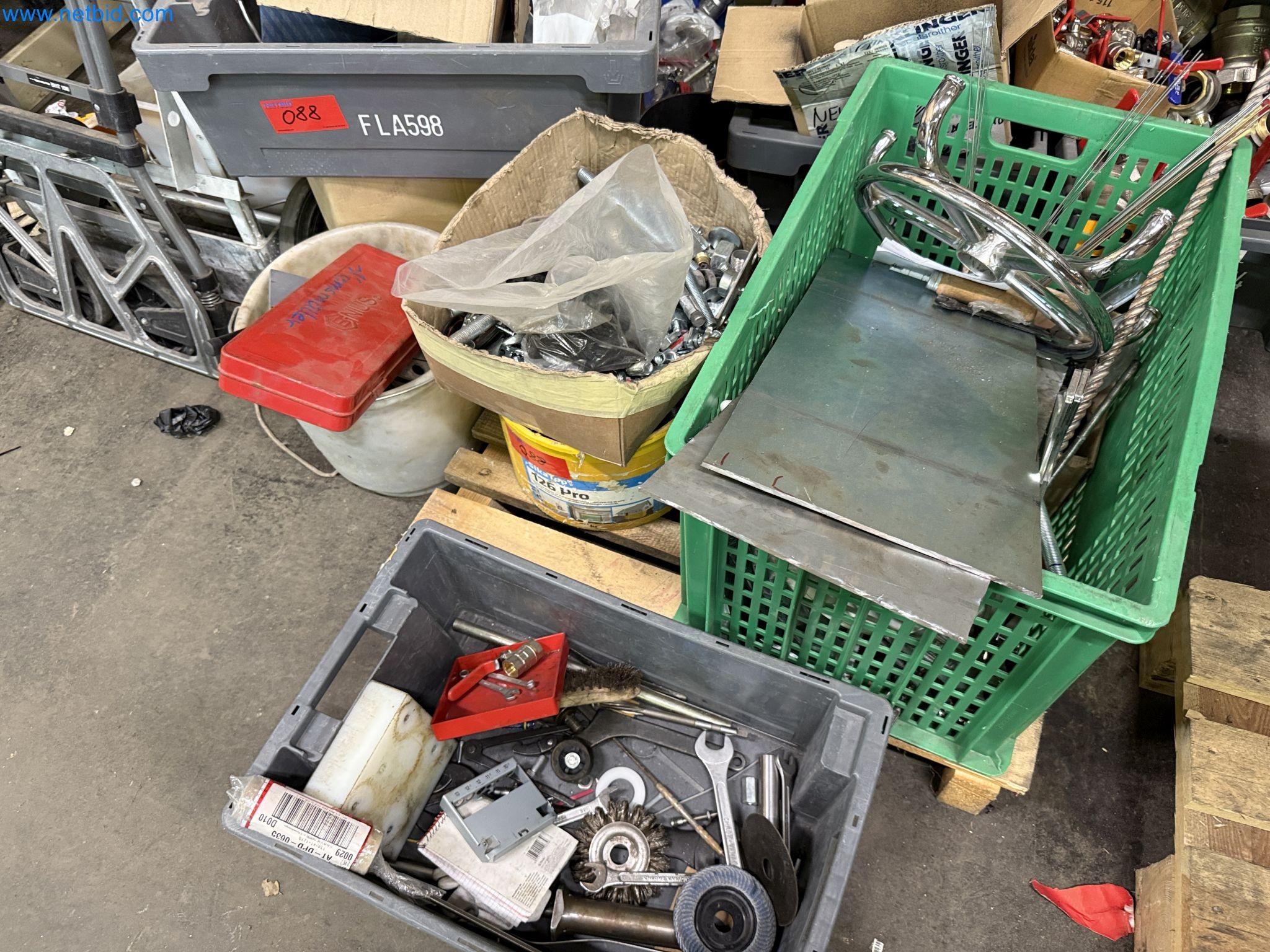 Equipment, material stocks and operating equipment of a plant construction company-8