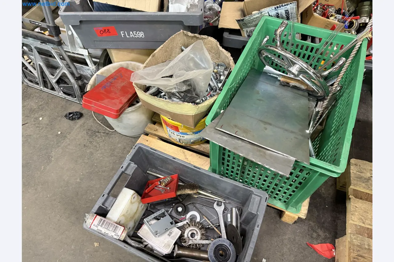 Equipment, material stocks and operating equipment of a plant construction company-8