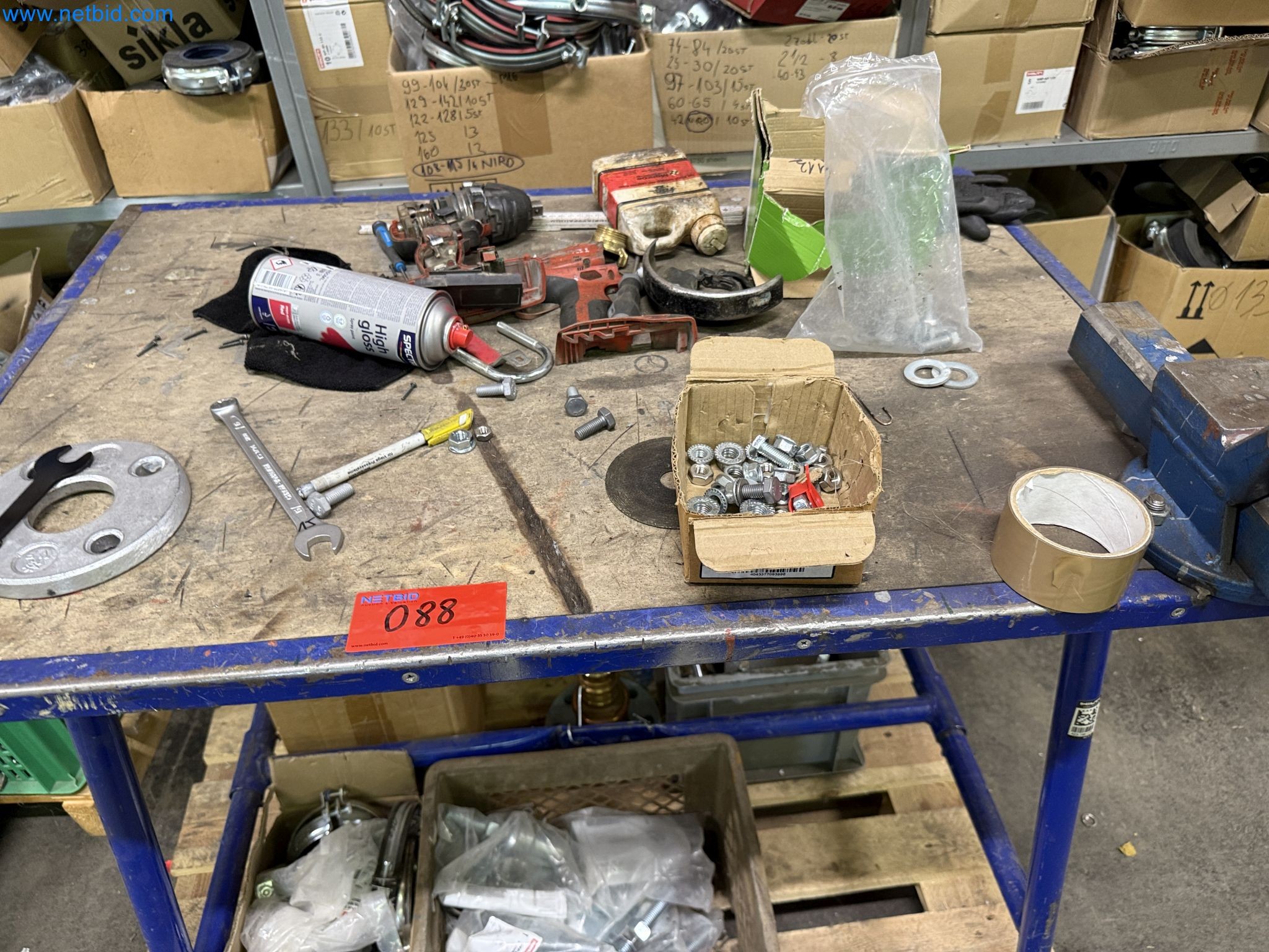 Equipment, material stocks and operating equipment of a plant construction company-9