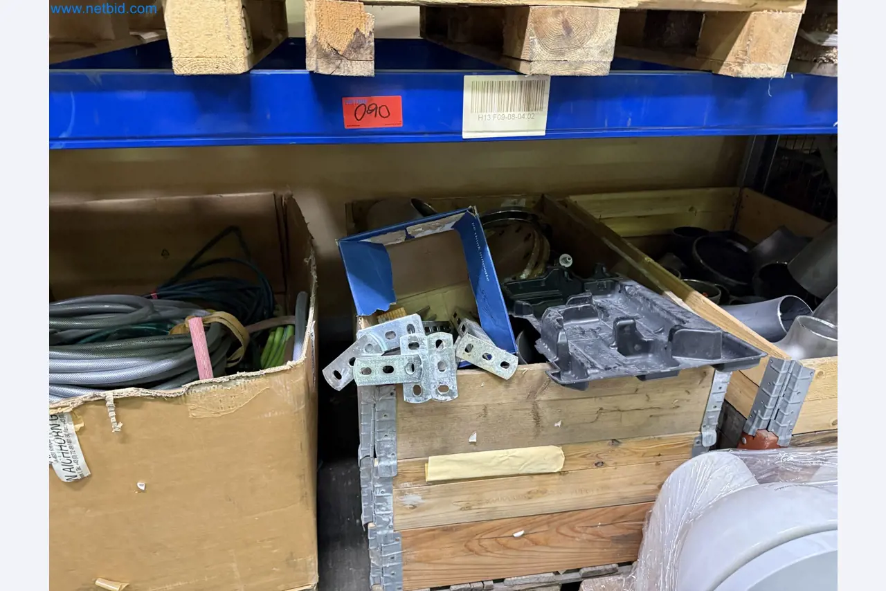 Equipment, material stocks and operating equipment of a plant construction company-17