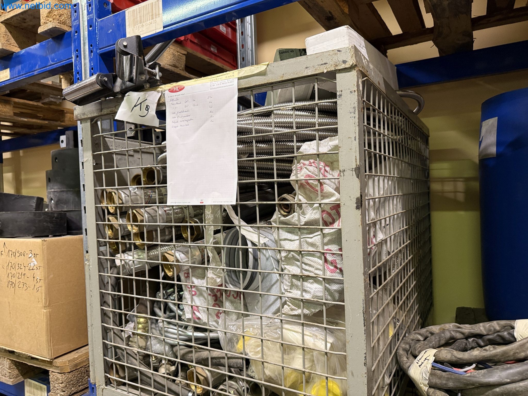 Equipment, material stocks and operating equipment of a plant construction company-19