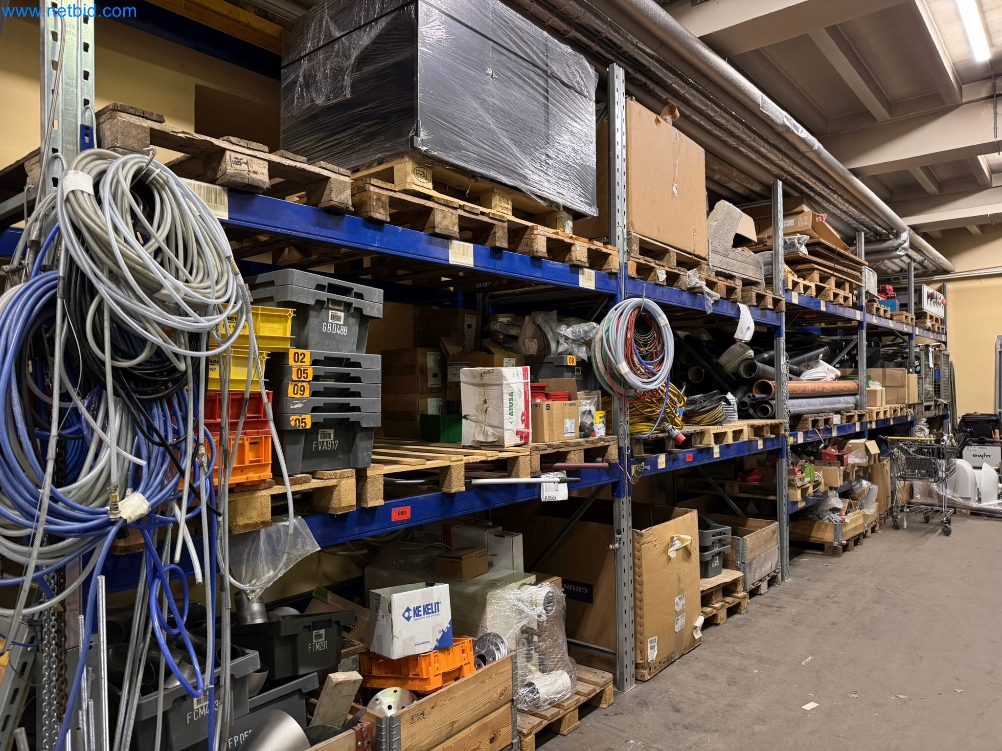 Equipment, material stocks and operating equipment of a plant construction company-25