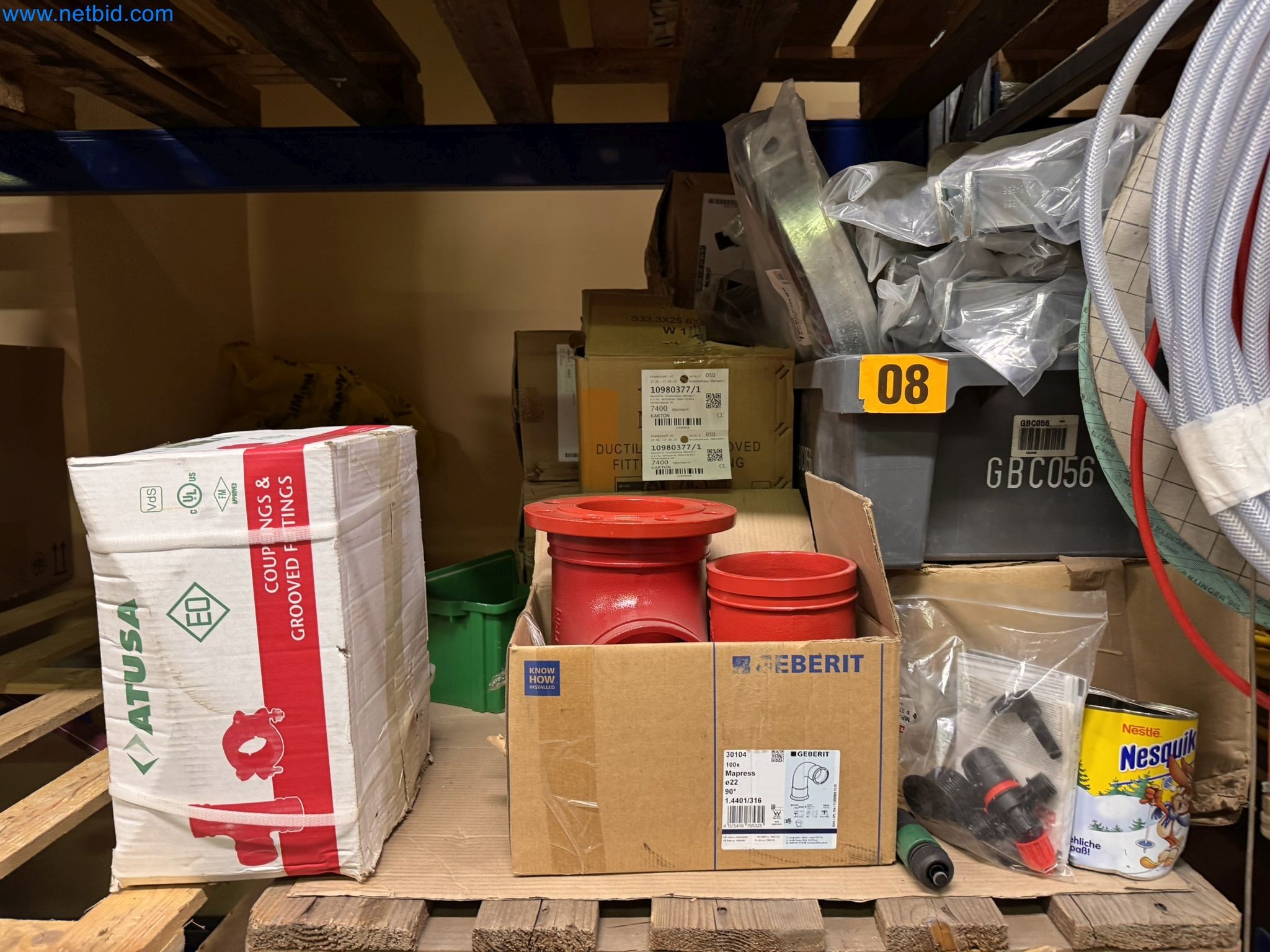 Equipment, material stocks and operating equipment of a plant construction company-28