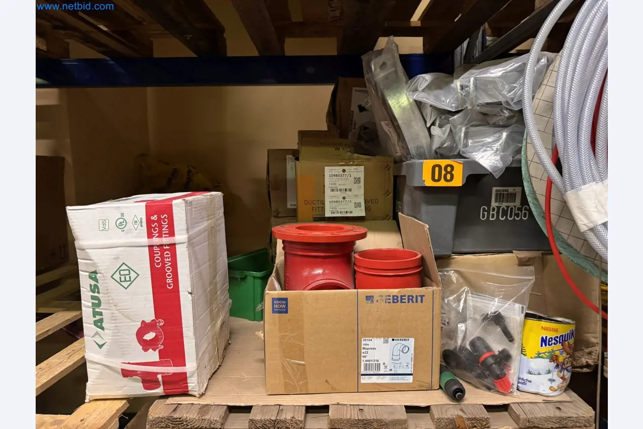 Equipment, material stocks and operating equipment of a plant construction company-28