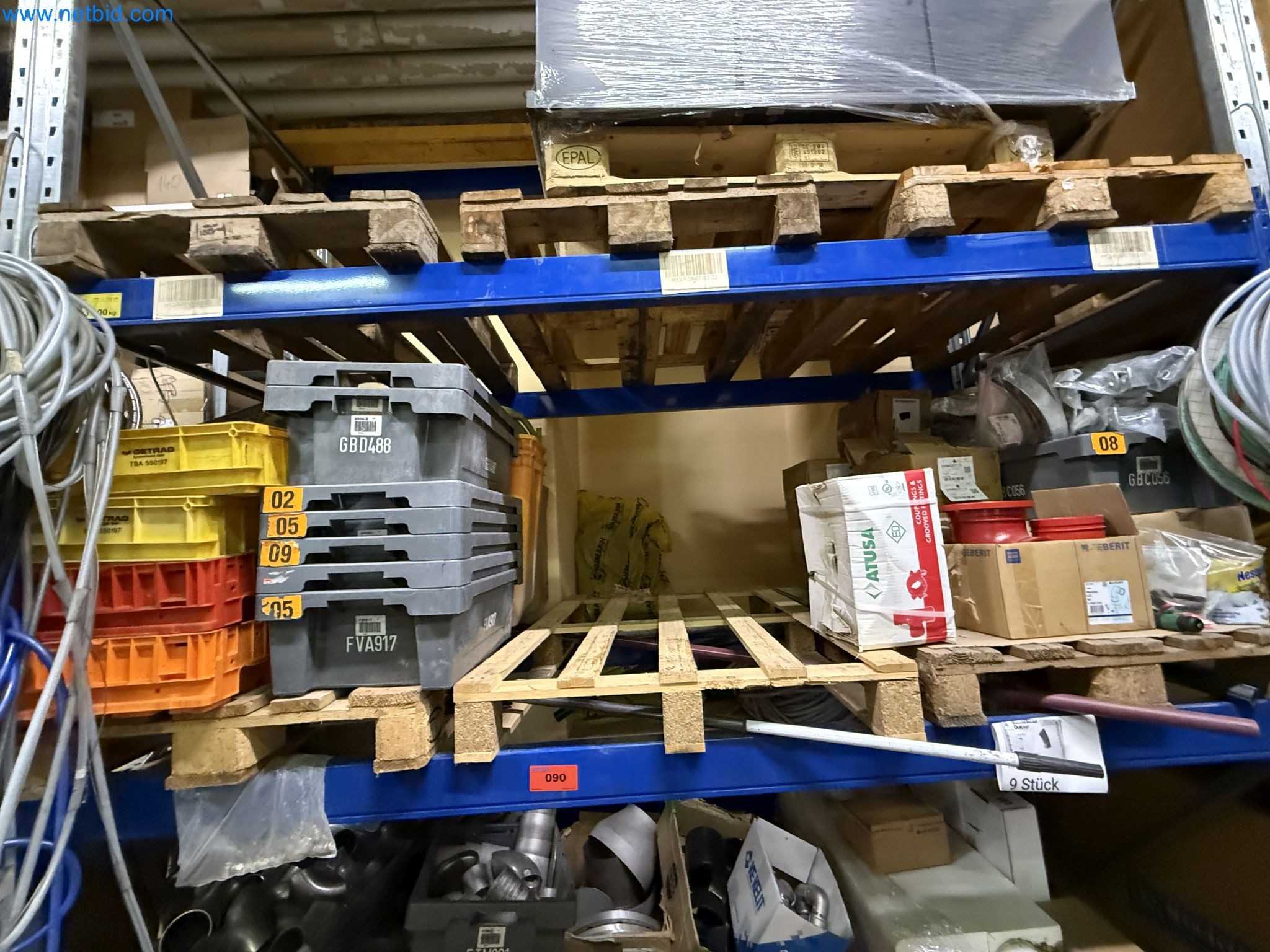 Equipment, material stocks and operating equipment of a plant construction company-2