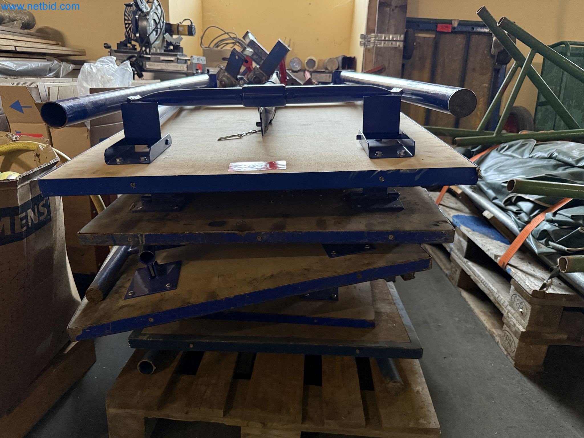 Equipment, material stocks and operating equipment of a plant construction company-2