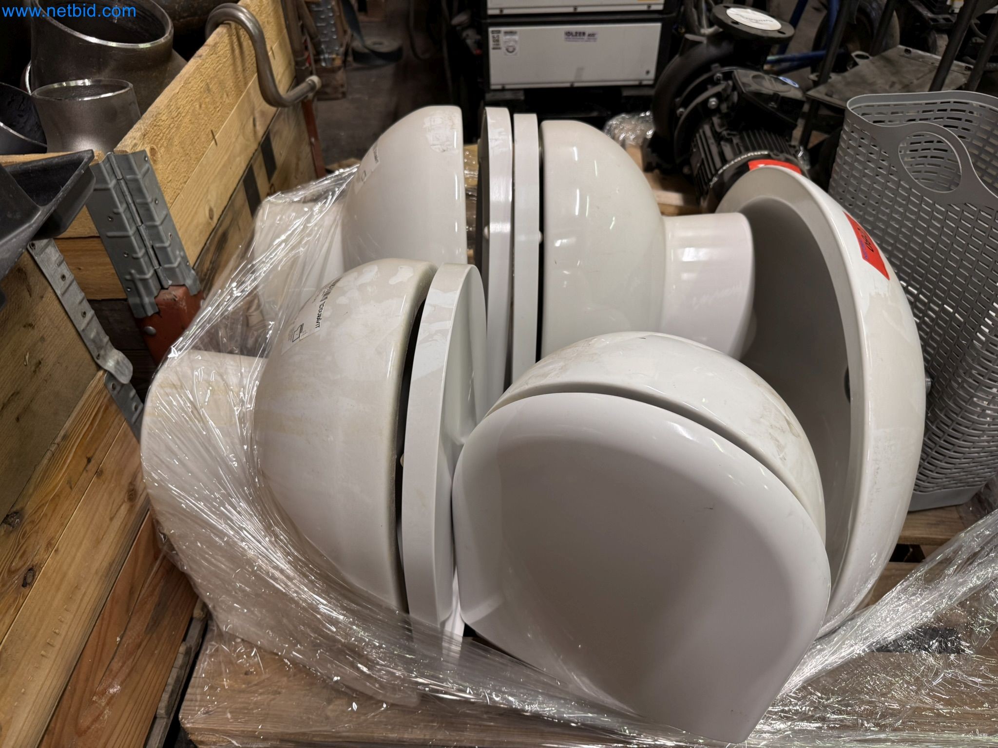 Equipment, material stocks and operating equipment of a plant construction company-1