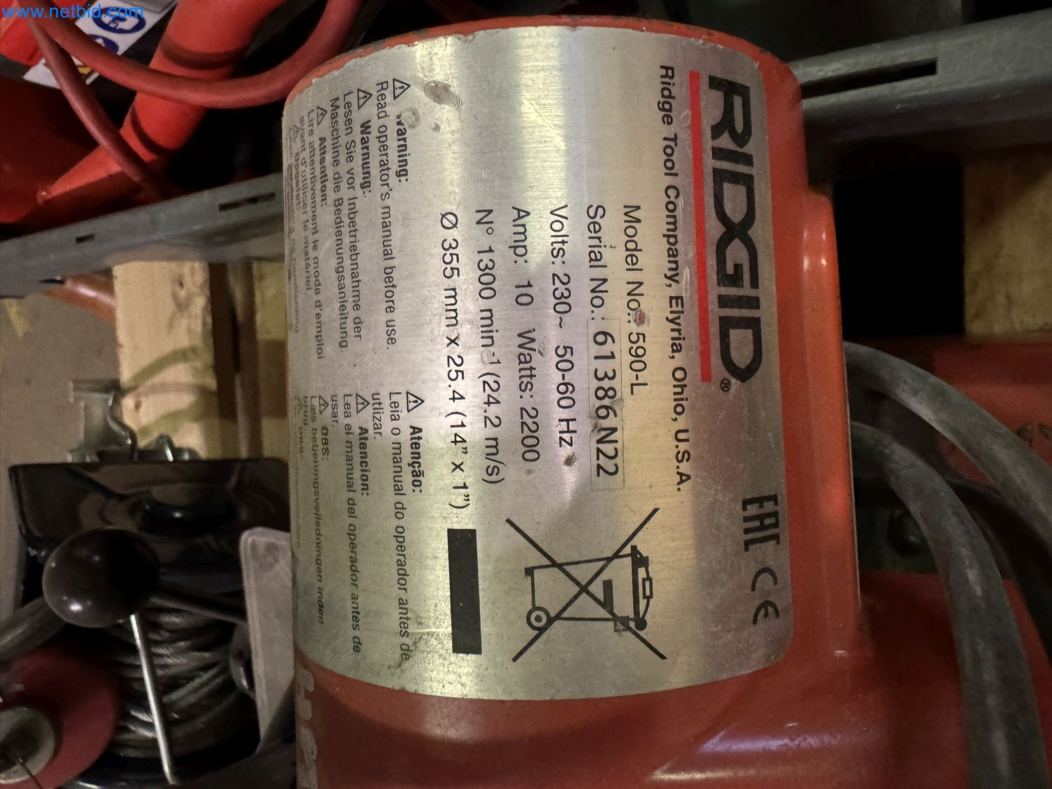 Equipment, material stocks and operating equipment of a plant construction company-2