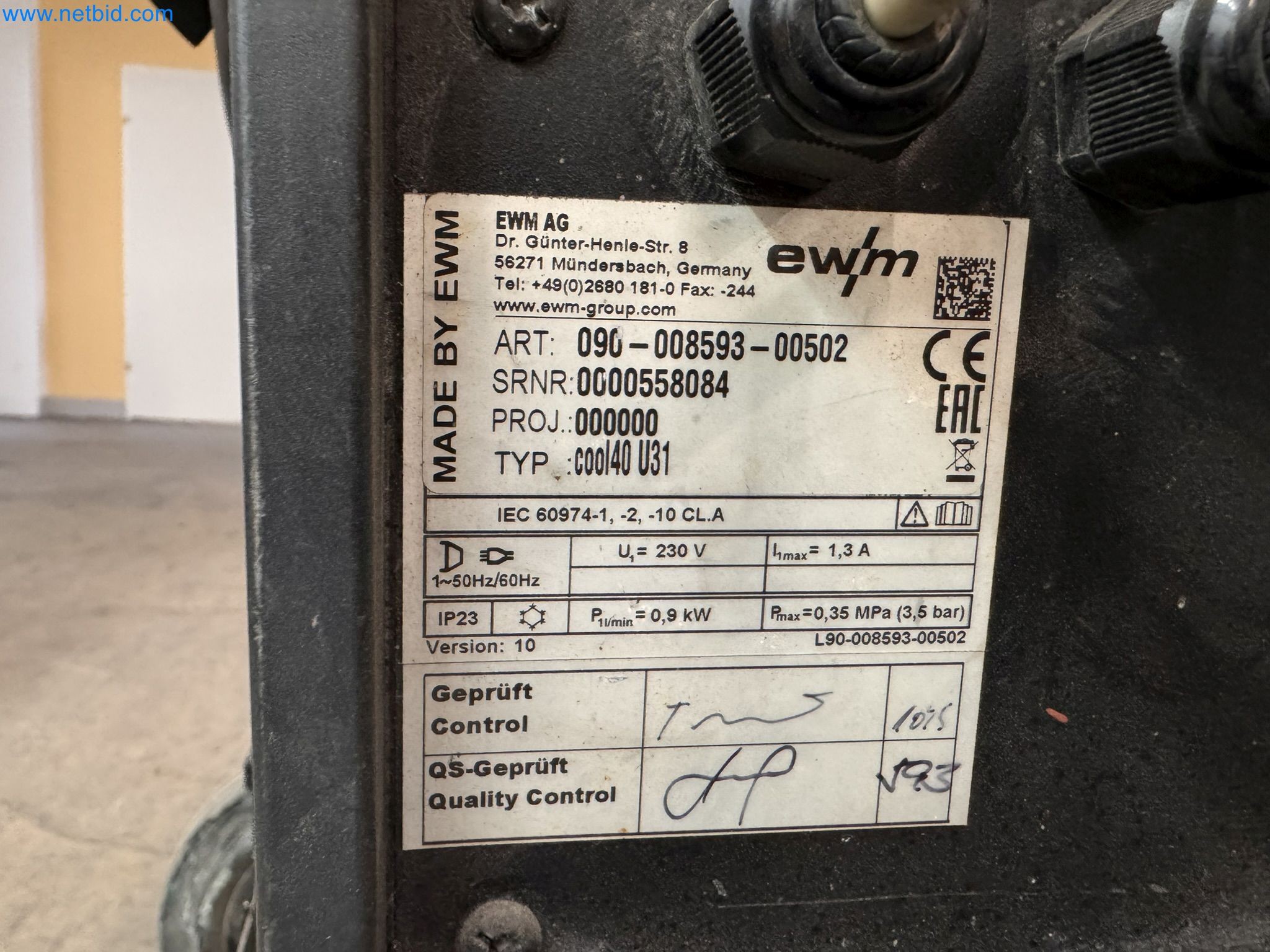 Equipment, material stocks and operating equipment of a plant construction company-3