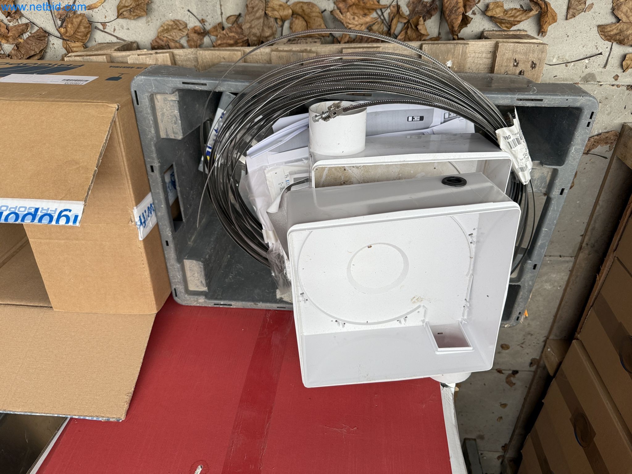 Vehicles and material stocks of a plant construction company-12