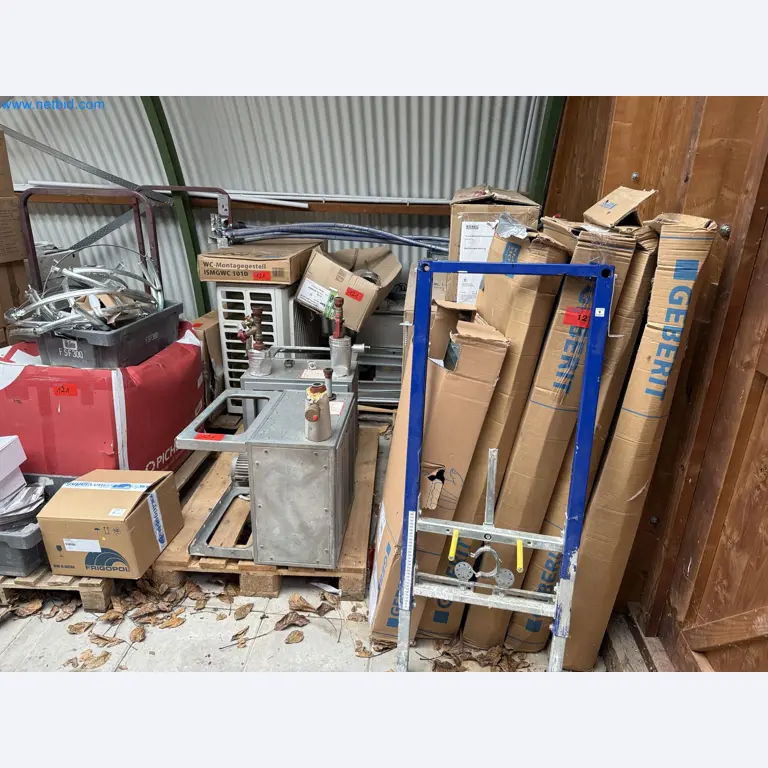 Vehicles and material stocks of a plant construction company-19