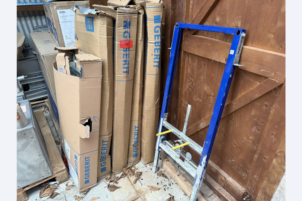 Vehicles and material stocks of a plant construction company-22