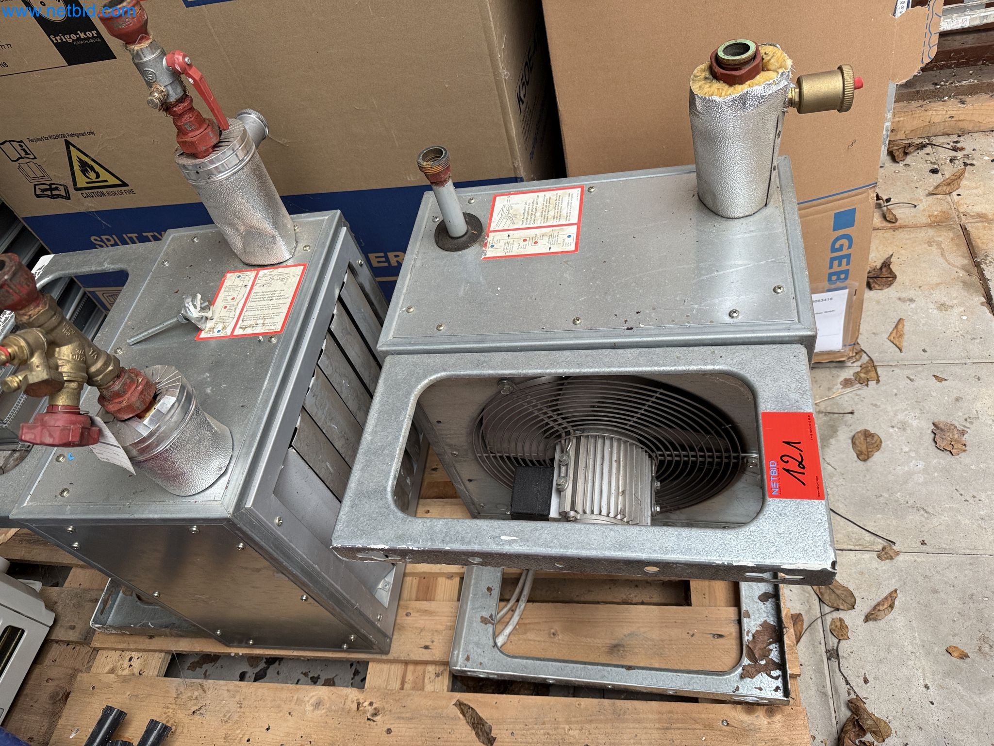 Vehicles and material stocks of a plant construction company-23