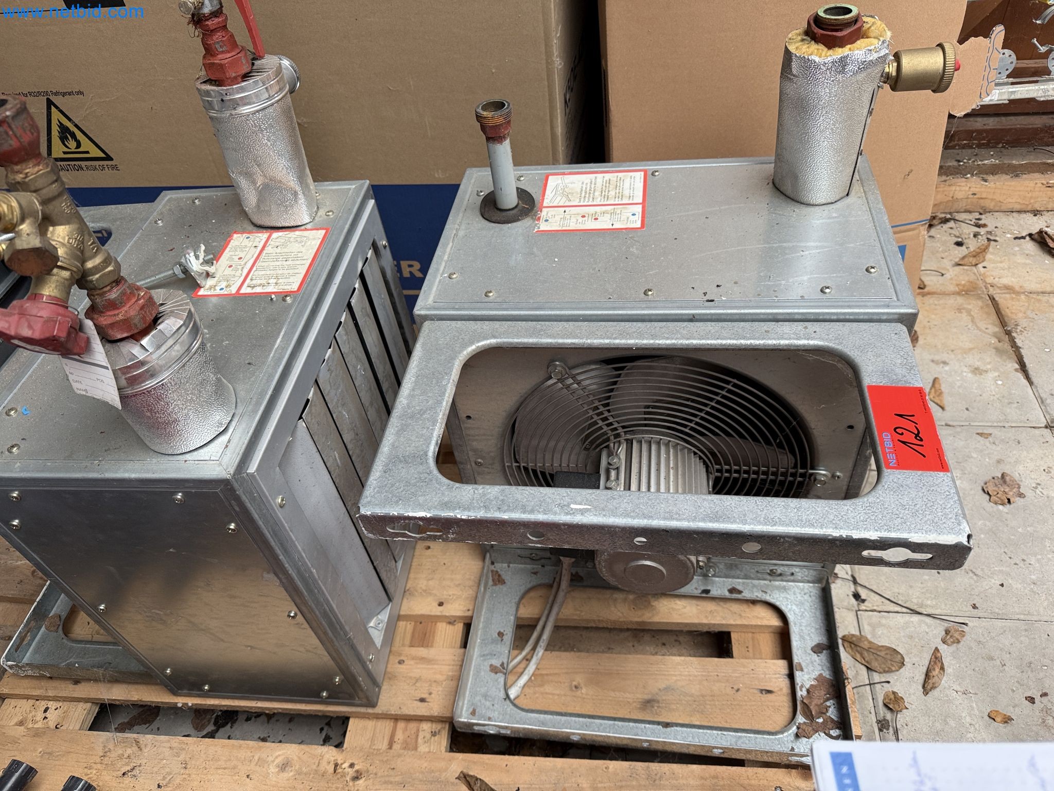 Vehicles and material stocks of a plant construction company-26