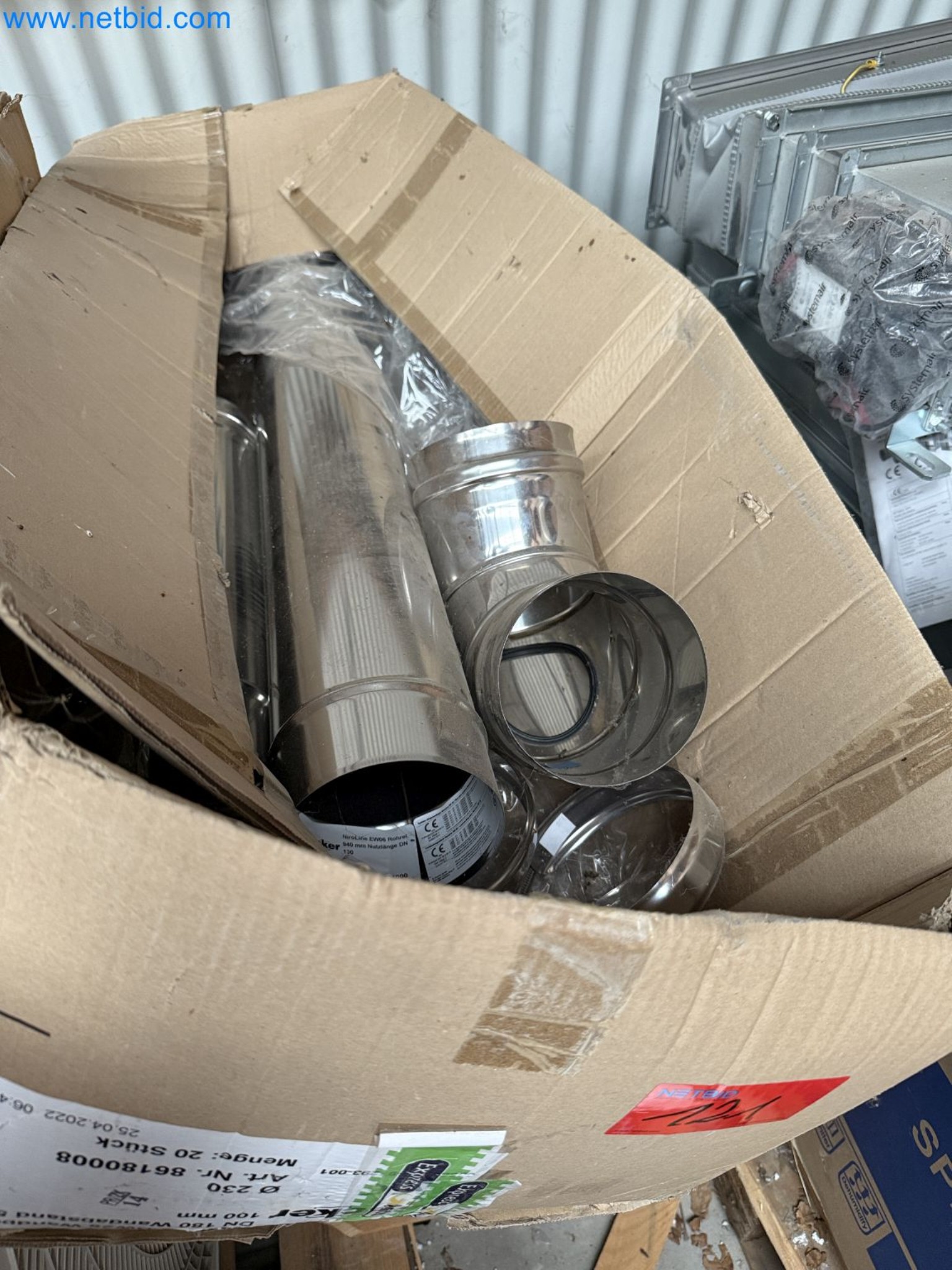 Vehicles and material stocks of a plant construction company-5