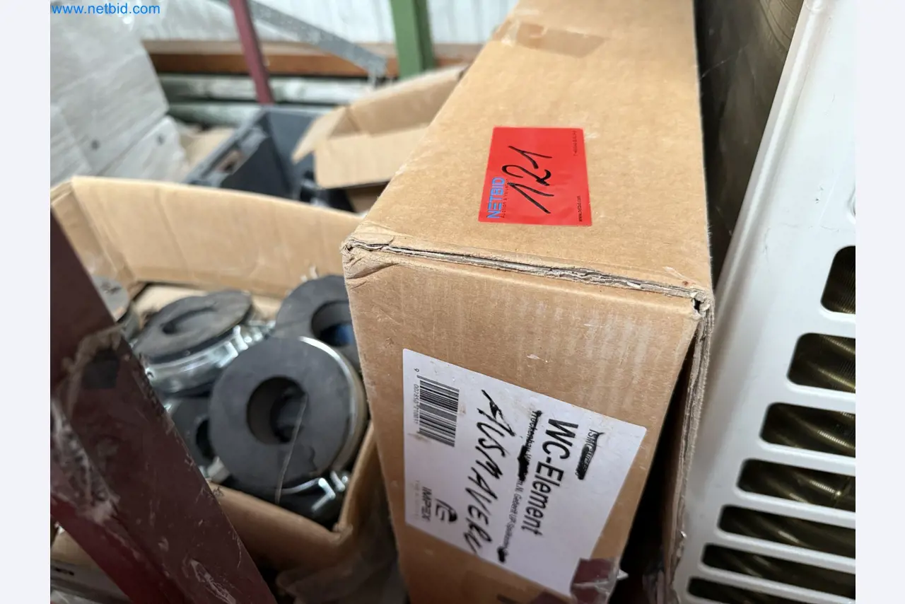 Vehicles and material stocks of a plant construction company-8