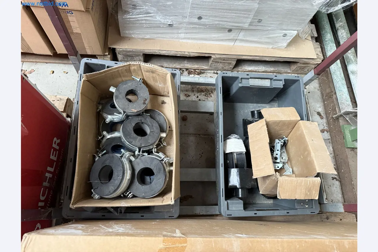 Vehicles and material stocks of a plant construction company-9