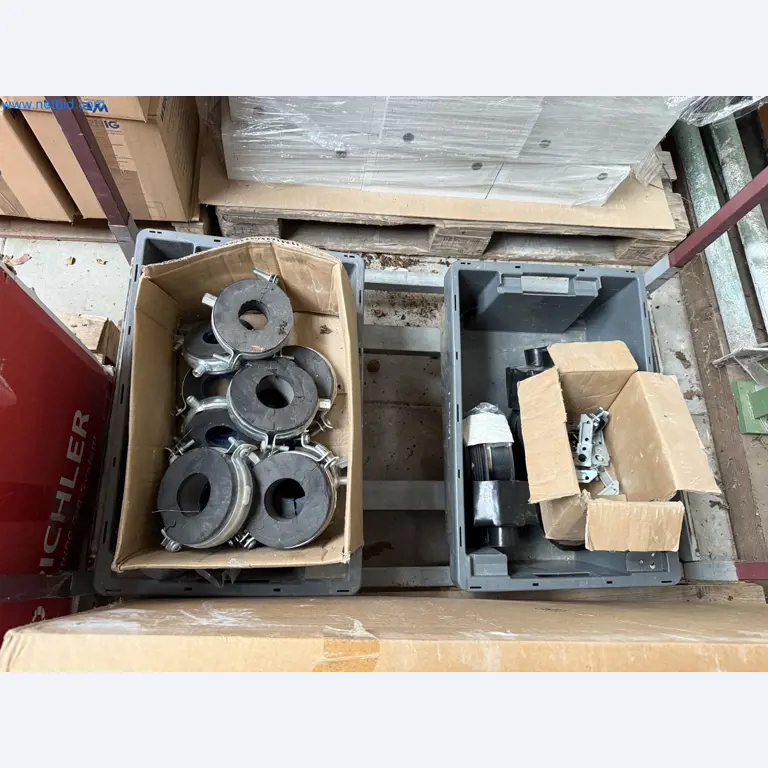 Vehicles and material stocks of a plant construction company-9