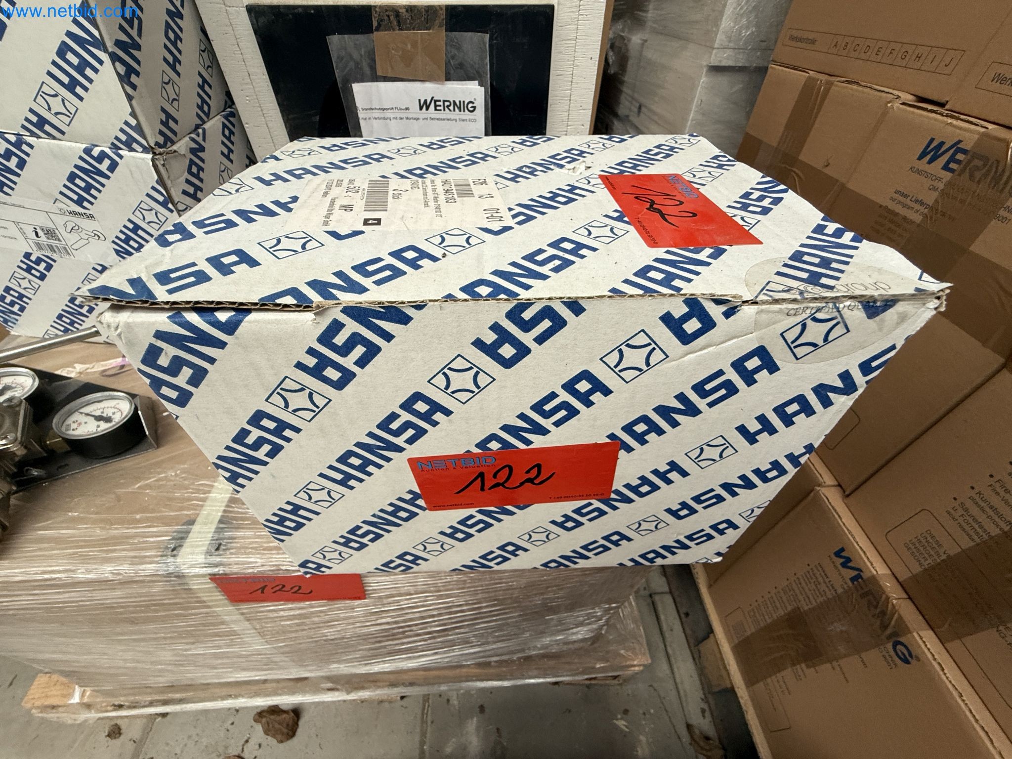 Vehicles and material stocks of a plant construction company-10