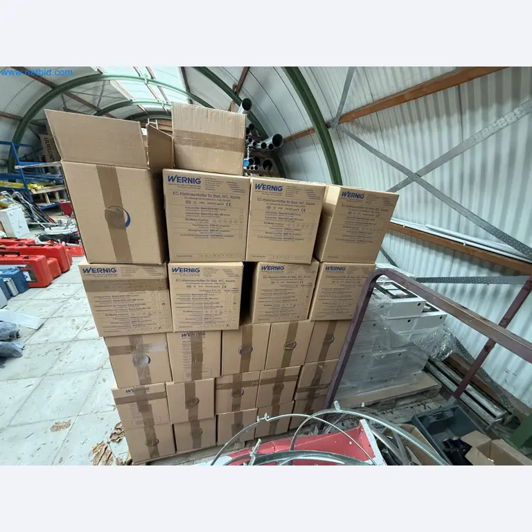 Vehicles and material stocks of a plant construction company-11